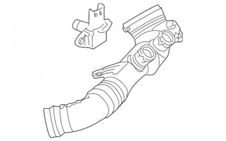 Воздушный патрубок BMW 13717590306