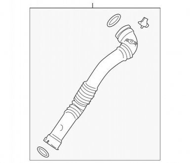 Воздухопровод BMW 13717612096