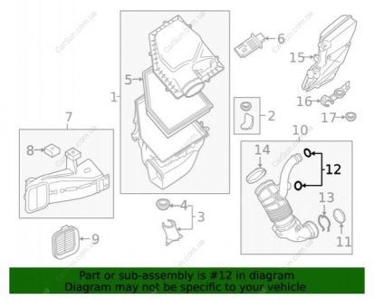 Кольцо круглого сечения BMW 13718652852 (фото 1)