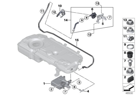 Фільтр з акт.вугілл BMW 16137185152