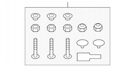 Набір кріплень BMW 16197367442 (фото 1)