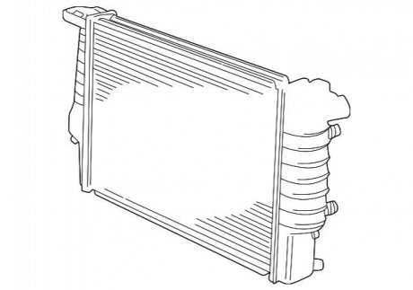 Радиатор, охлаждение двигателя BMW 17111436060