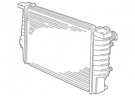 Радіатор E39E38 охол BMW 17111702969