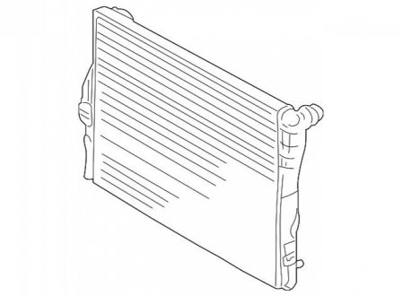 Радіатор, охолодження двигуна BMW 17113403551