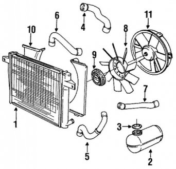 Пробка радіатора 1.2 BMW 17114379047