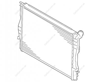 Радіатор охолоджування двигуна BMW 17117558480