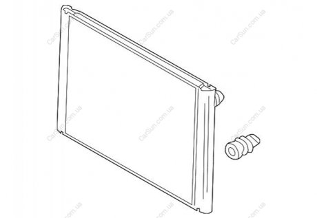 Радіатор Е65,66 BMW 17117585439