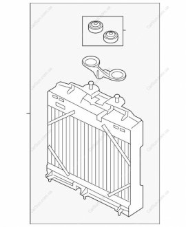 Радиатор BMW 17117601831