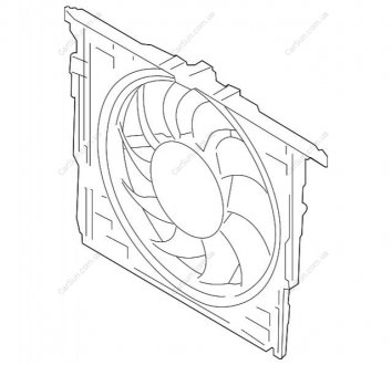 Вентилятор охолодження двигуна BMW 17117601909