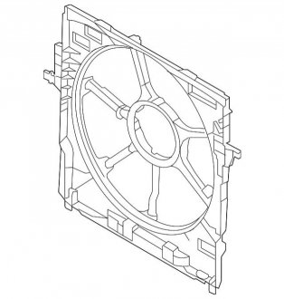 Вентилятор охолодження двигуна BMW 17117611348