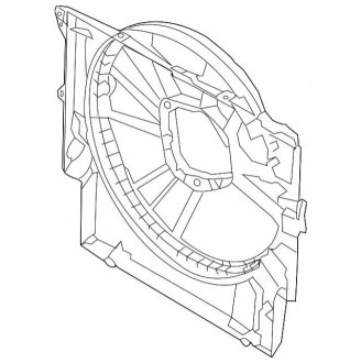 Кожух вентилятора BMW 17117611669