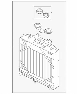 Радиатор BMW 17118645878