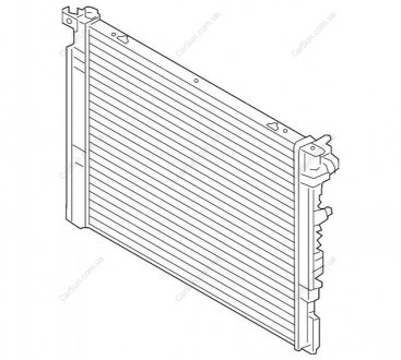 Радиатор охлаждения двигателя BMW 17118743665