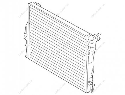Радиатор, охлаждение двигателя BMW 17119071519