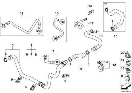 Оригинальная запчасть BMW 17122754232