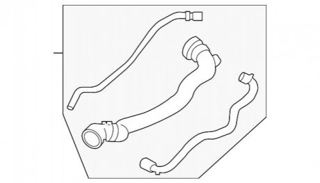 Верхний шланг BMW 17128571612