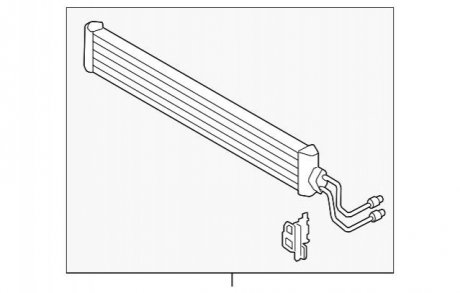 Масляный радиатор коробки передач BMW 17217575243