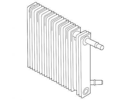 Масляный радиатор BMW 17218619623