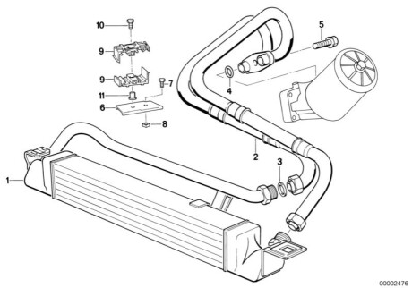 Автозапчасть BMW 17218854486