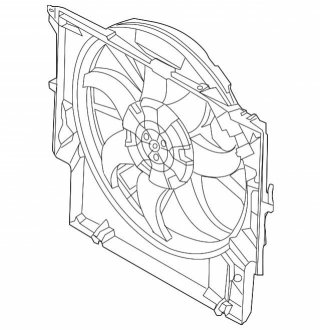 Збірка вентилятора BMW 17425A3F109