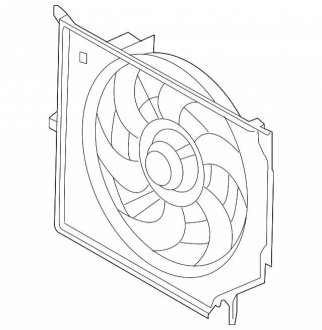 Вентилятор охолодження двигуна BMW 17427519704