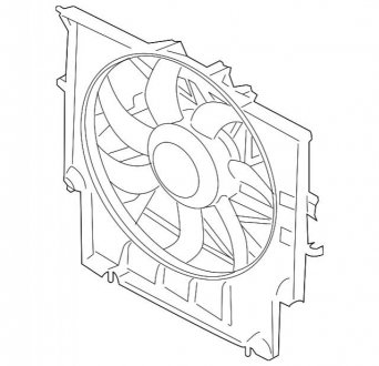 Збірка вентилятора BMW 17427560877
