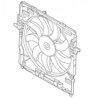Збірка вентилятора BMW 17427598740
