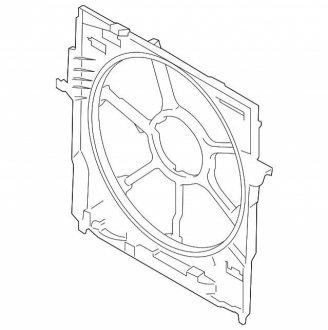 Кожух венілятора BMW 17427612453