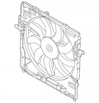 ВЕНТИЛЯТОР С КОЖУХОМ 850W BMW 17427634471