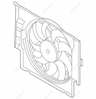 Збірка вентилятора BMW 17427640512