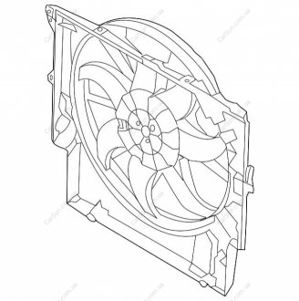 Вентилятор в сборе BMW 17428487637