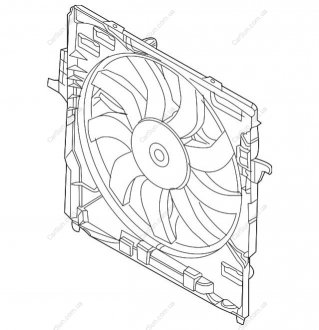Вентилятор охолодження двигуна BMW 17428618242