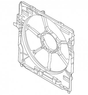 Кожух вентилятору BMW 17428618246