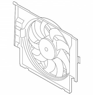 Збірка вентилятора BMW 17428621193 (фото 1)
