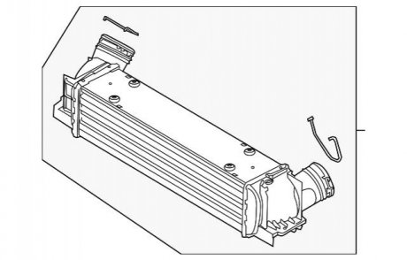 Нтеркулер BMW 17517540035