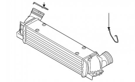 Интеркулер BMW 17517624146