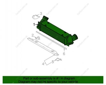 Нтеркулер BMW 17517800682