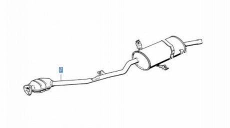 Глушитель BMW 18121178047