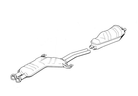 Резонатор BMW 18129068595