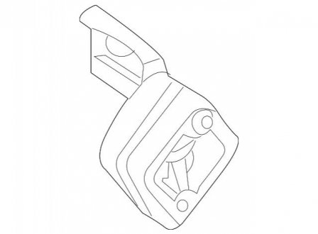 Центральний опорний кронштейн глушника BMW 18207510997