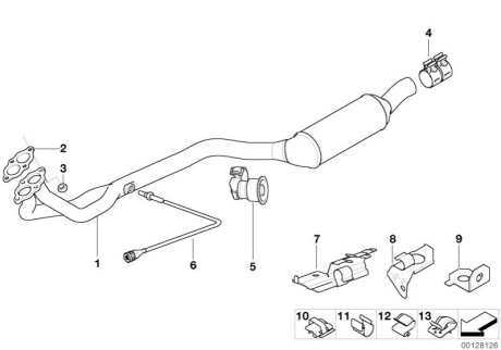 Катализатор BMW 18301432264