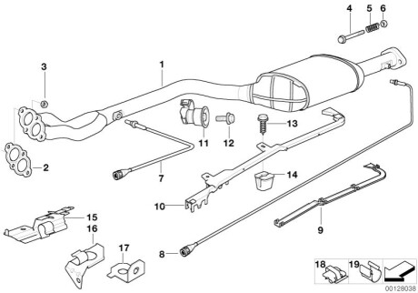 Каталізатор BMW 18301435663