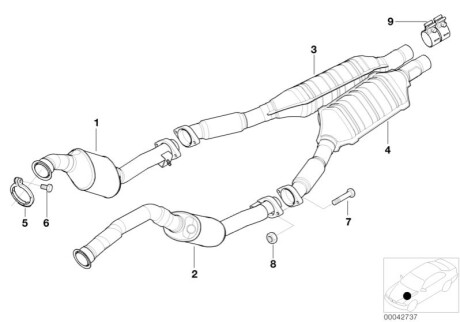 Каталізатор BMW 18302248924