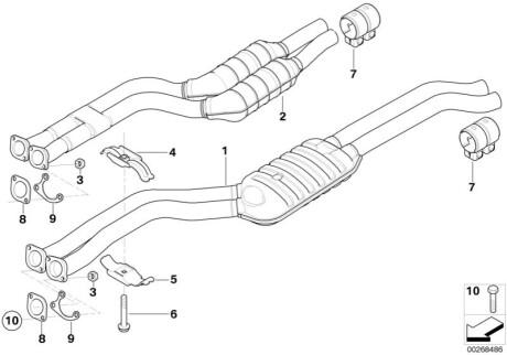 Каталізатор BMW 18307518698