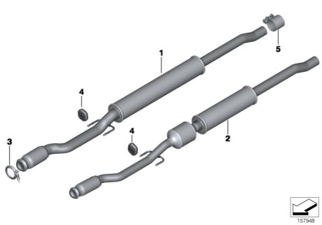 Оригинальная запчасть BMW 18307649153