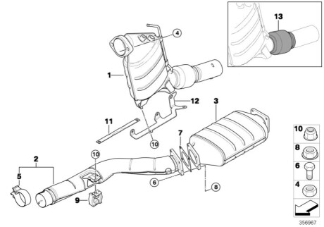 Каталізатор BMW 18307796617