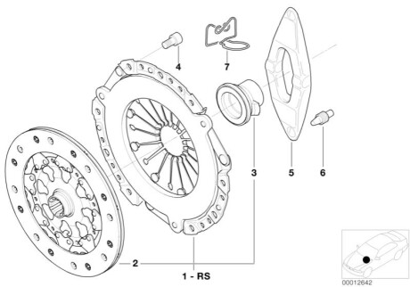 Комплект зчеплення BMW 21207531845