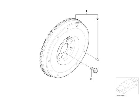 Маховик BMW 21207532057 (фото 1)