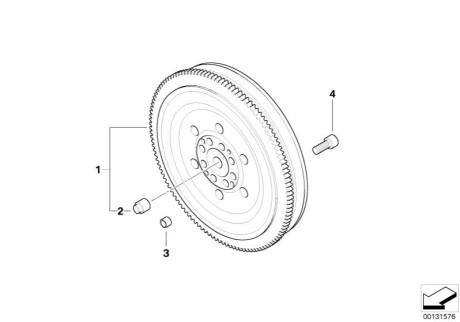 Маховик BMW 21207533923