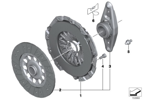 К-т зчеплення BMW 21207580690